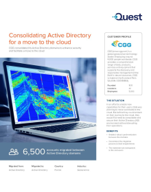 CGG consolidates Active Directory for a move to the cloud