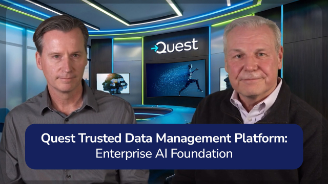 Quest Trusted Data Management Platform: Enterprise AI Foundation
