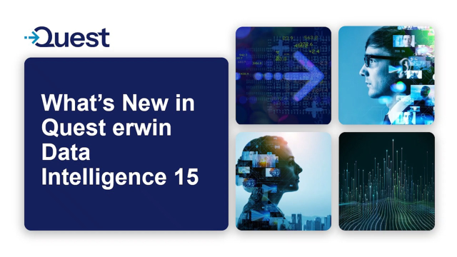 What’s new in erwin Data Intelligence 15